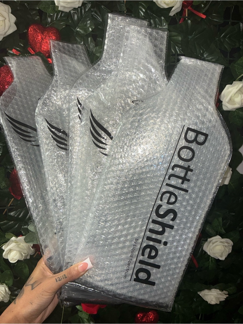 BottleShield Insulated Bottle Sleeve - Clear Bubble (pack of 5)